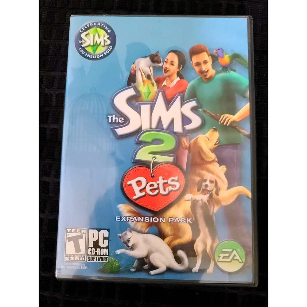 The Sims 2 Pets Expansion‎ Pack PC CD-ROM 2006 EA Games Maxis with Manual